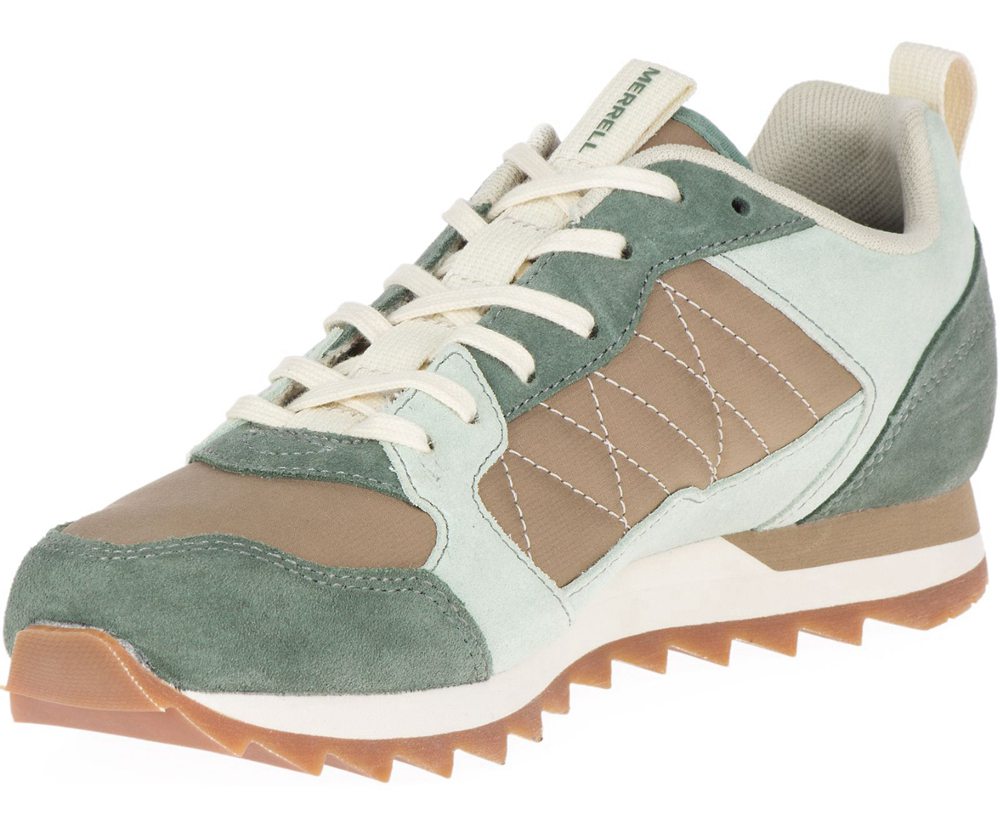 Merrell Sneakers Beige/Olive - Alpine - Womens 06DYNUTCI
